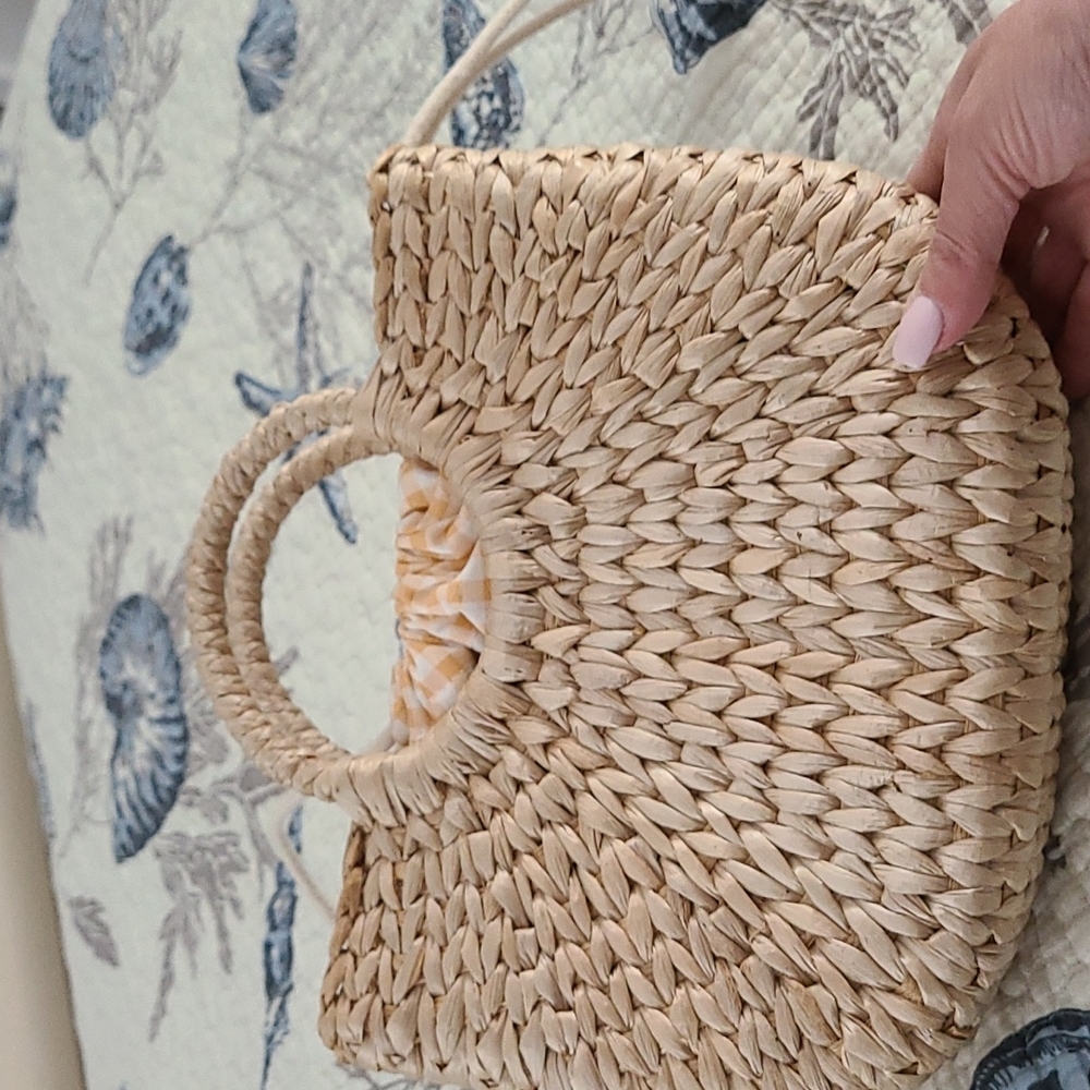 Basket Handbag/Clutch